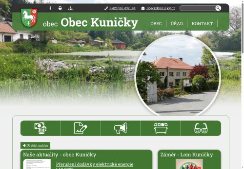 Zobrazit webové stránky Obecní úřad Kuničky