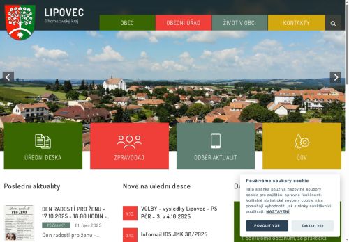 Zobrazit webové stránky Obecní úřad Lipovec