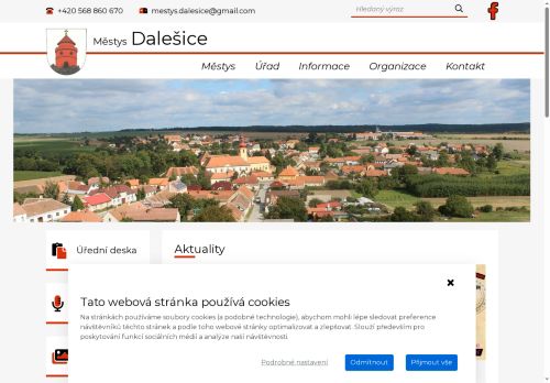 Zobrazit webové stránky Úřad městyse Dalešice