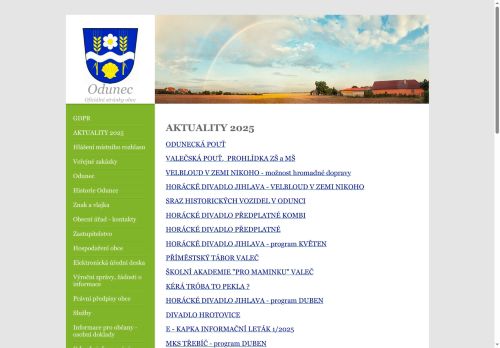 Zobrazit webové stránky Obecní úřad Odunec