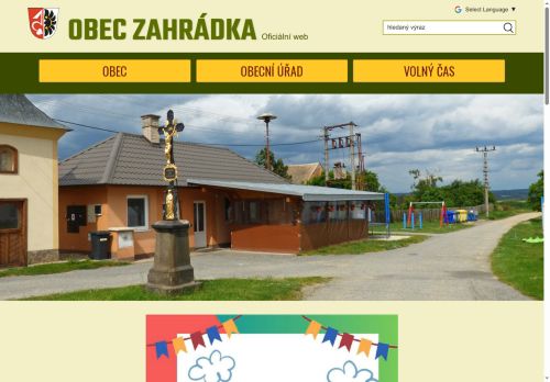 Zobrazit webové stránky Obecní úřad Zahrádka