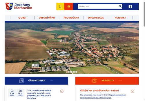 Zobrazit webové stránky Obecní úřad Jezeřany-Maršovice