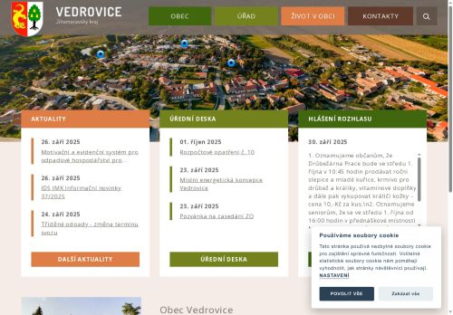 Zobrazit webové stránky Obecní úřad Vedrovice