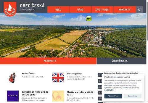 Zobrazit webové stránky Obecní úřad Česká