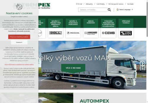 Zobrazit webové stránky AUTOIMPEX spol. s r.o.