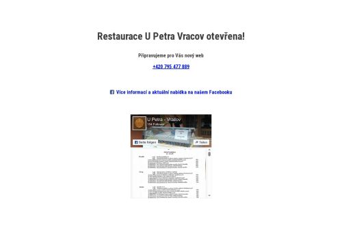 Zobrazit webové stránky Restaurace U Petra