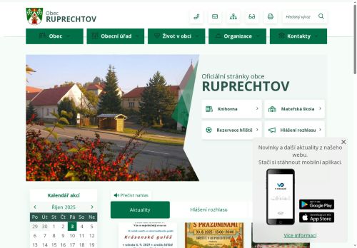 Zobrazit webové stránky Obecní úřad Ruprechtov
