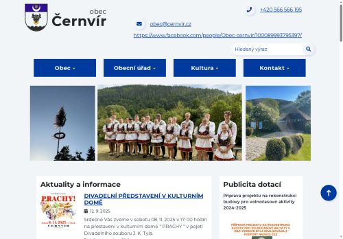 Zobrazit webové stránky Obecní úřad Černvír