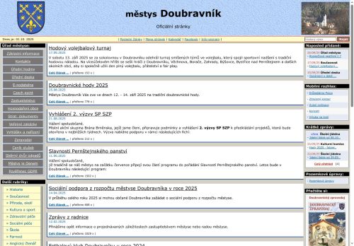 Zobrazit webové stránky Úřad městyse Doubravník