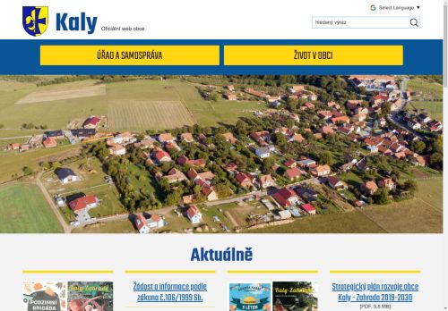 Zobrazit webové stránky Obecní úřad Kaly