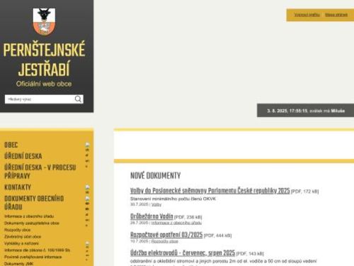 Obecní úřad Pernštejnké Jestřabí