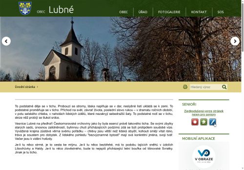 Zobrazit webové stránky Obecní úřad Lubné