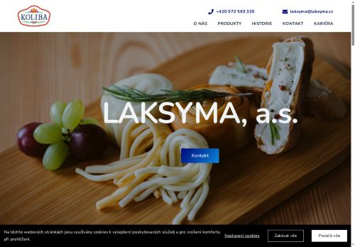 LAKSYMA, a.s. nabízí práci na pozici pracovník/pracovnice výroby v obci Nedakonice