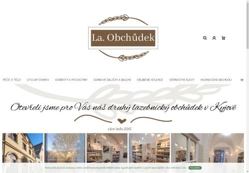 Zobrazit webové stránky www.lazebnictvi-jurickovi.cz E-shop Heršpice