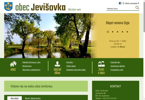 Zobrazit webové stránky Obecní úřad Jevišovka