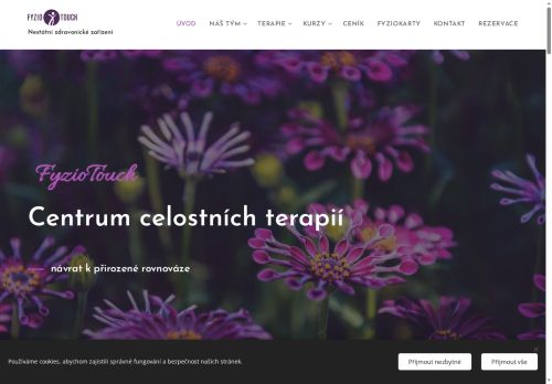 Zobrazit webové stránky FyzioTouch