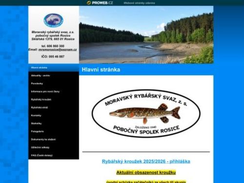 Moravský rybářský svaz, pobočný spolek Rosice