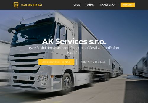 AK services, s.r.o. nabízí práci na pozici řidič/ka nákladního vozidla skupiny C+E v obci Kostelec