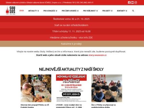 Střední odborné učiliště a střední odborná škola SČMSD, Znojmo