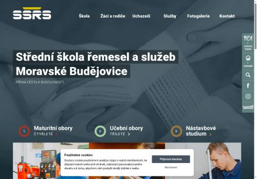 Zobrazit webové stránky Střední škola řemesel a služeb Moravské Budějovice