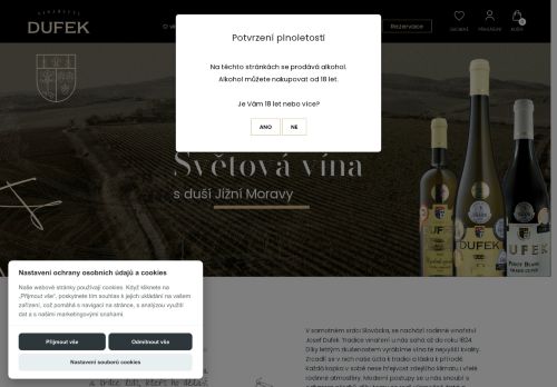 Webové stránky Marie Dufková, Svatobořice-Mistřín