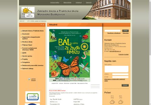 Zobrazit webové stránky ZŠ a Praktická škola Moravské Budějovice