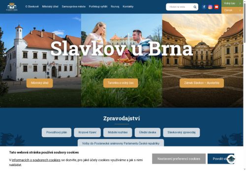 Zobrazit webové stránky Město Slavkov u Brna