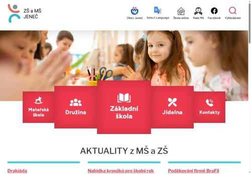 Základní škola a Mateřská škola Jeneč, okres Praha - západ nabízí práci na pozici učitel/ka MŠ (m/ž) v obci Jeneč