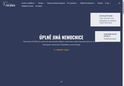 Nemocnice na Pleši s.r.o. nabízí práci na pozici Metrolog v obci Nová Ves pod Pleší