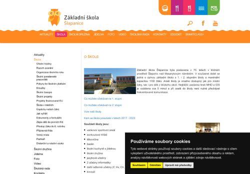 Zobrazit webové stránky Základní škola Šlapanice