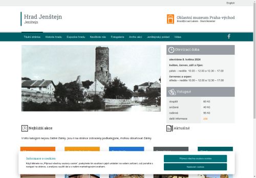 Zobrazit webové stránky Zřícenina hradu Jenštejn