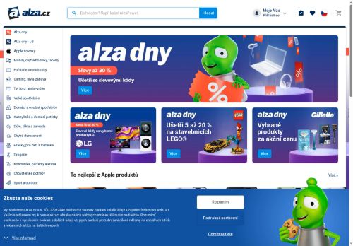 Alza.cz a.s. nabízí práci na pozici Skladový manipulant/ka junior v obci Klecany