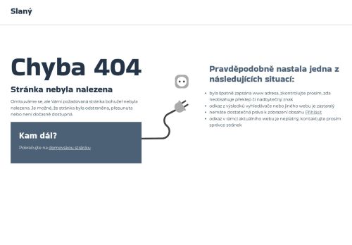 Zobrazit webové stránky Městský úřad Slaný