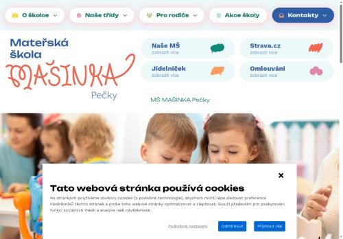 Mateřská škola MAŠINKA Pečky nabízí práci na pozici Asistent/ka pedagoga v obci Pečky