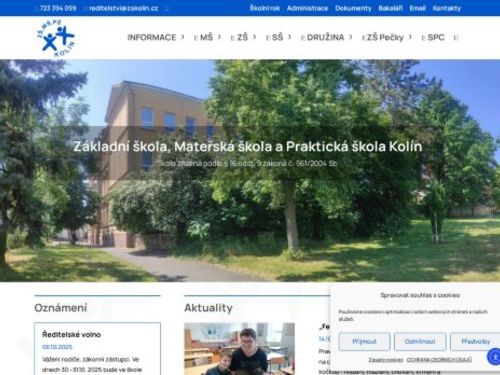 Základní škola, Mateřská škola a Praktická škola Kolín