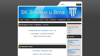 Zobrazit webové stránky SK Slavkov u Brna