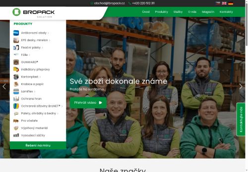 Bropack solution s.r.o. nabízí práci na pozici technicko-výrobní pracovník (,m/ž) v obci Chrášťany