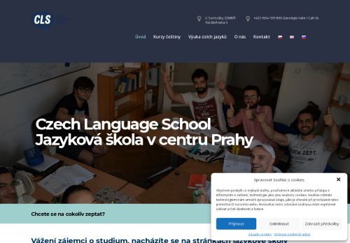 Zobrazit webové stránky Czech Language School, s. r. o.