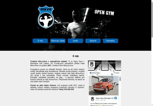 Zobrazit webové stránky Open Gym Performance Training
