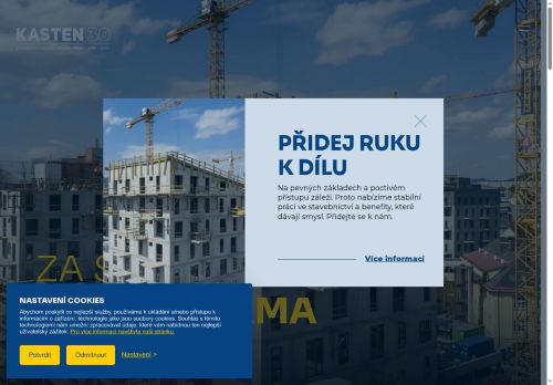 KASTEN spol. s r.o. nabízí práci na pozici Izolatéři v obci Neratovice