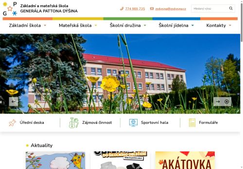 Základní škola a Mateřská škola generála Pattona Dýšina, příspěvková organizace nabízí práci na pozici kuchař/ka ve škoní jídelně v obci Dýšina
