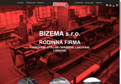 BIZEMA s.r.o. nabízí práci na pozici Svářeči v obci Mělník