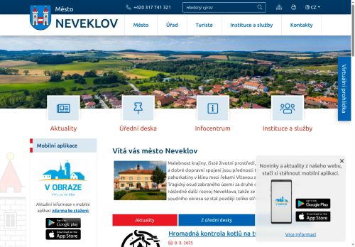 Zobrazit webové stránky Městský úřad Neveklov