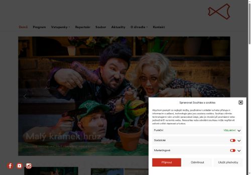Divadla Kladno s.r.o. nabízí práci na pozici Uklízeč/ka v obci Kladno