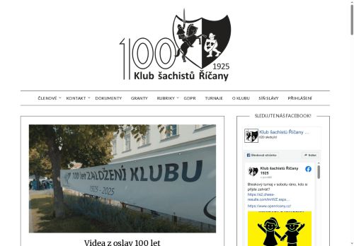 Zobrazit webové stránky Klub šachistů Říčany