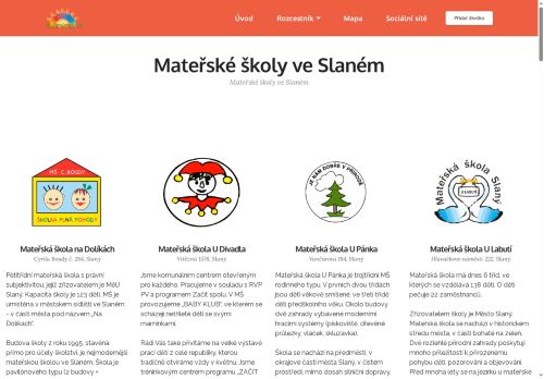 Mateřská škola Slaný, Vančurova 184, okres Kladno nabízí práci na pozici Učitel/ka mateřské školy v obci Slaný