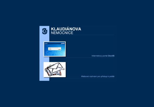 Webové stránky Oblastní nemocnice Mladá Boleslav, a.s., nemocnice Středočeského kraje, Mladá Boleslav