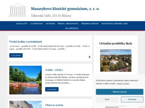Masarykovo klasické gymnázium, s.r.o.