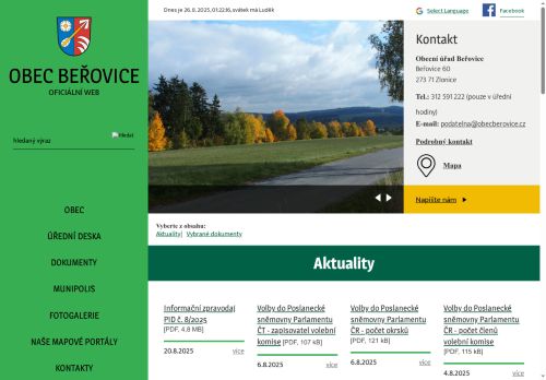 Zobrazit webové stránky Obecní úřad Beřovice