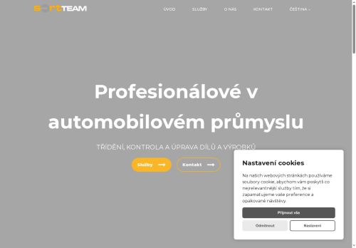 SORTTEAM s.r.o. nabízí práci na pozici Mistr/mistrová realizace zakázek v obci Hořovice